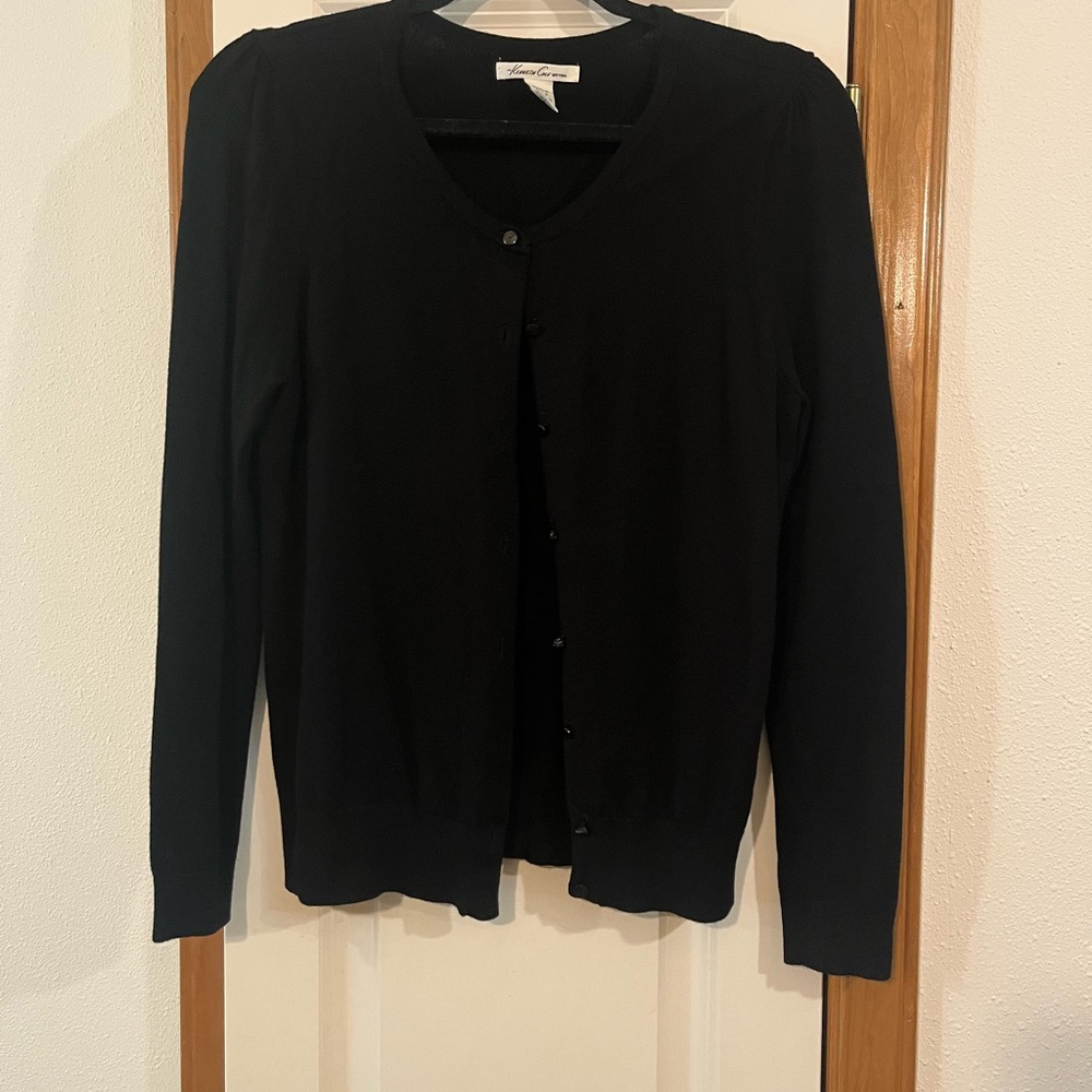 Kenneth Cole Black Cardigan Size M